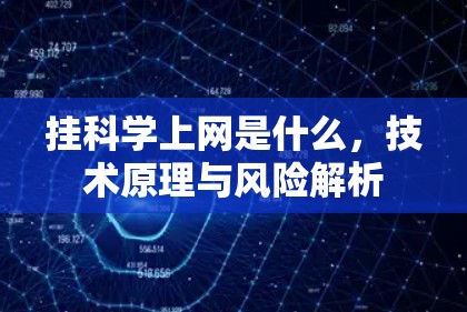 挂科学上网是什么，技术原理与风险解析